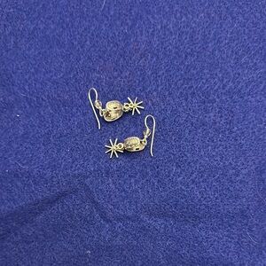 Sterling silver Cowboy spur Earrings